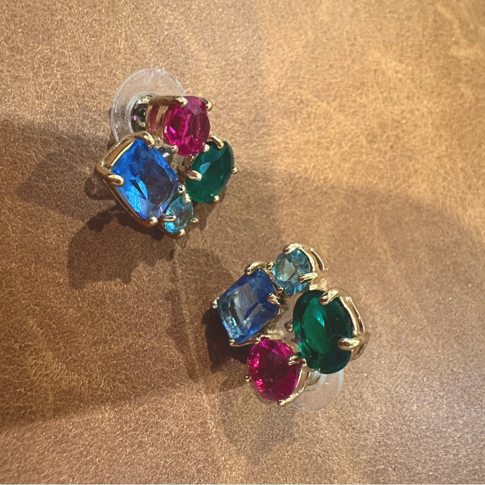 Kate Spade multicolor cluster studs